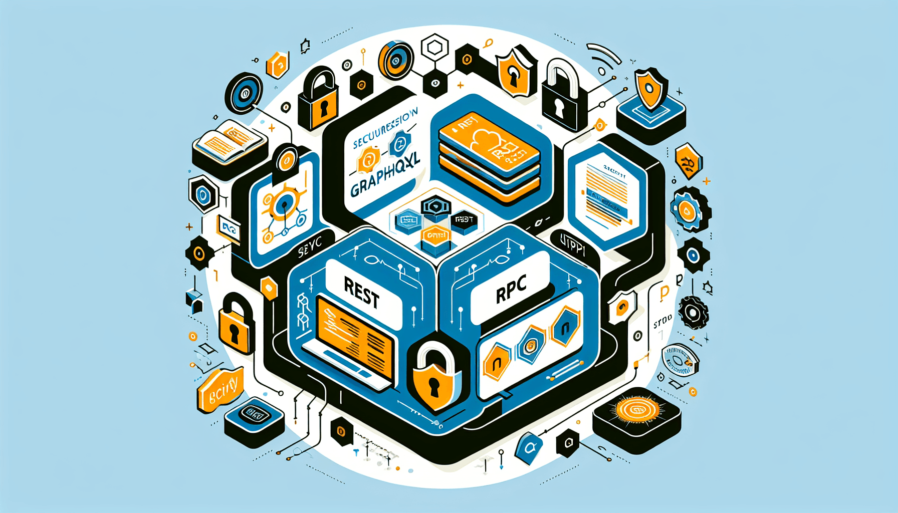 Featured image for article: Over het hoofd geziene beveiligingsrisico's in API-ontwerp: REST, GraphQL en RPC