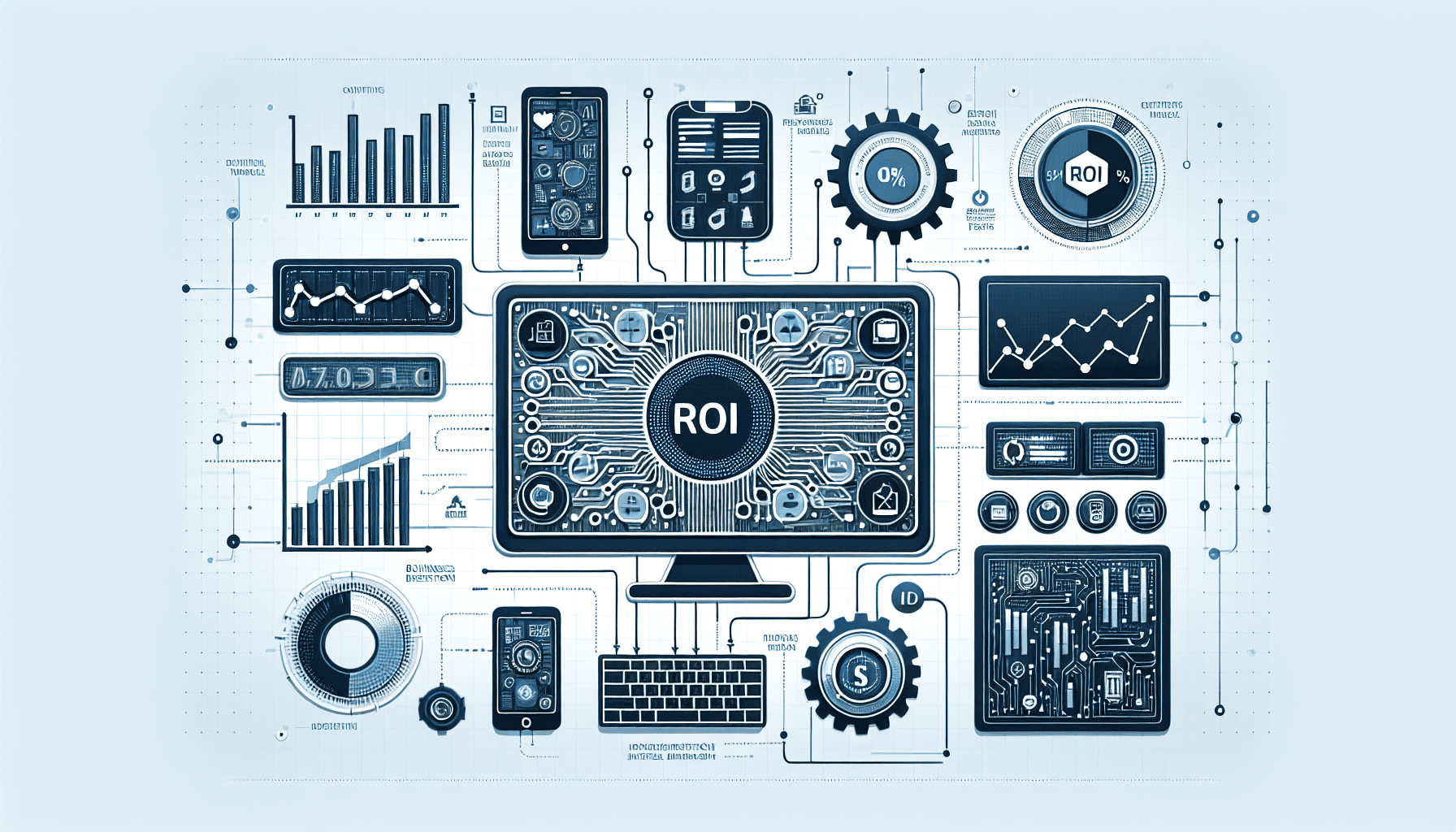 Featured image for article: De Kloof Overbruggen: Hoe ROI-Modellering Zakelijke Doelstellingen Met Technologie Verbindt
