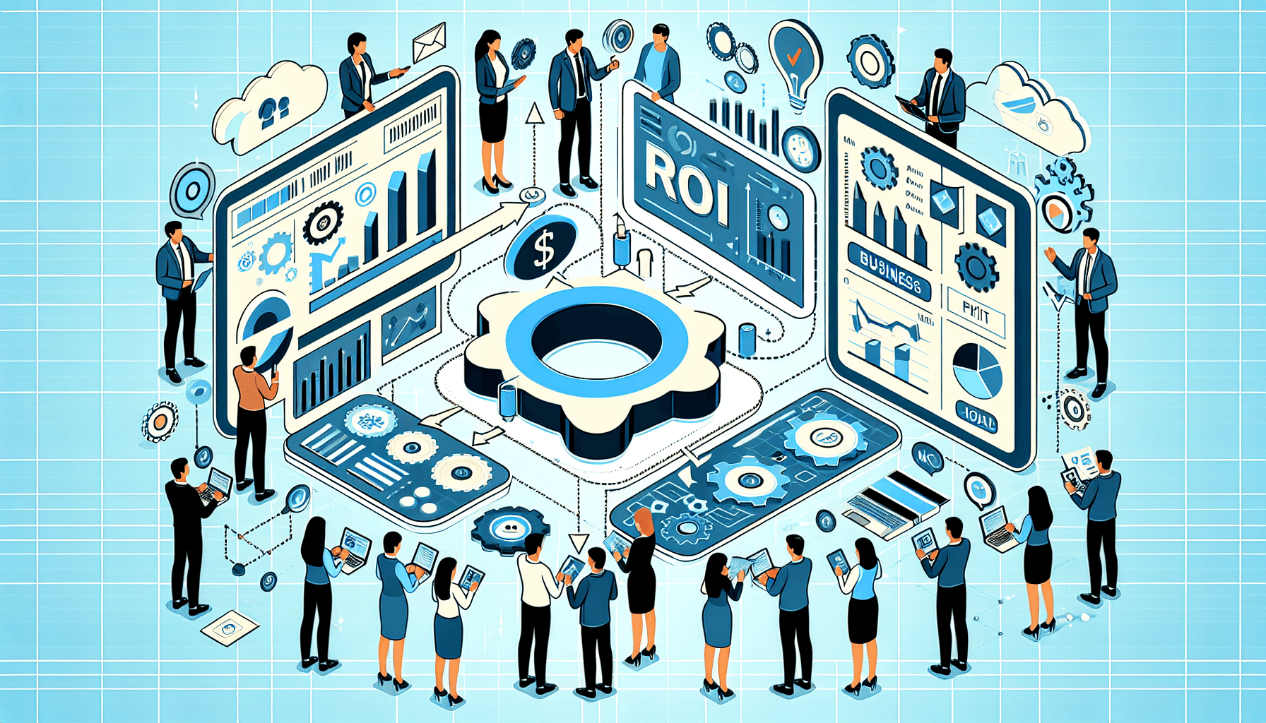 Featured image for article: De Verbinding Tussen Zakelijke Doelstellingen en Technische Uitvoering via ROI-Modellering