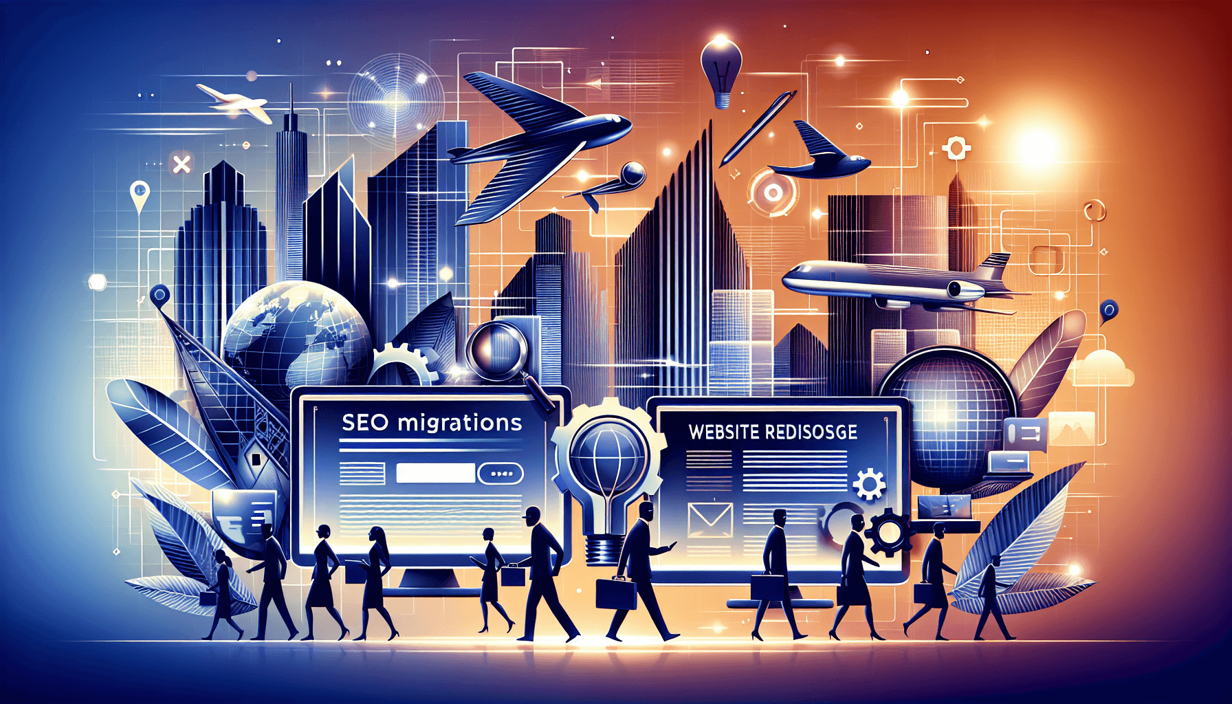 Featured image for article: Navigeren door SEO Migraties in Concurrentiële Sectoren: Effectieve Strategieën