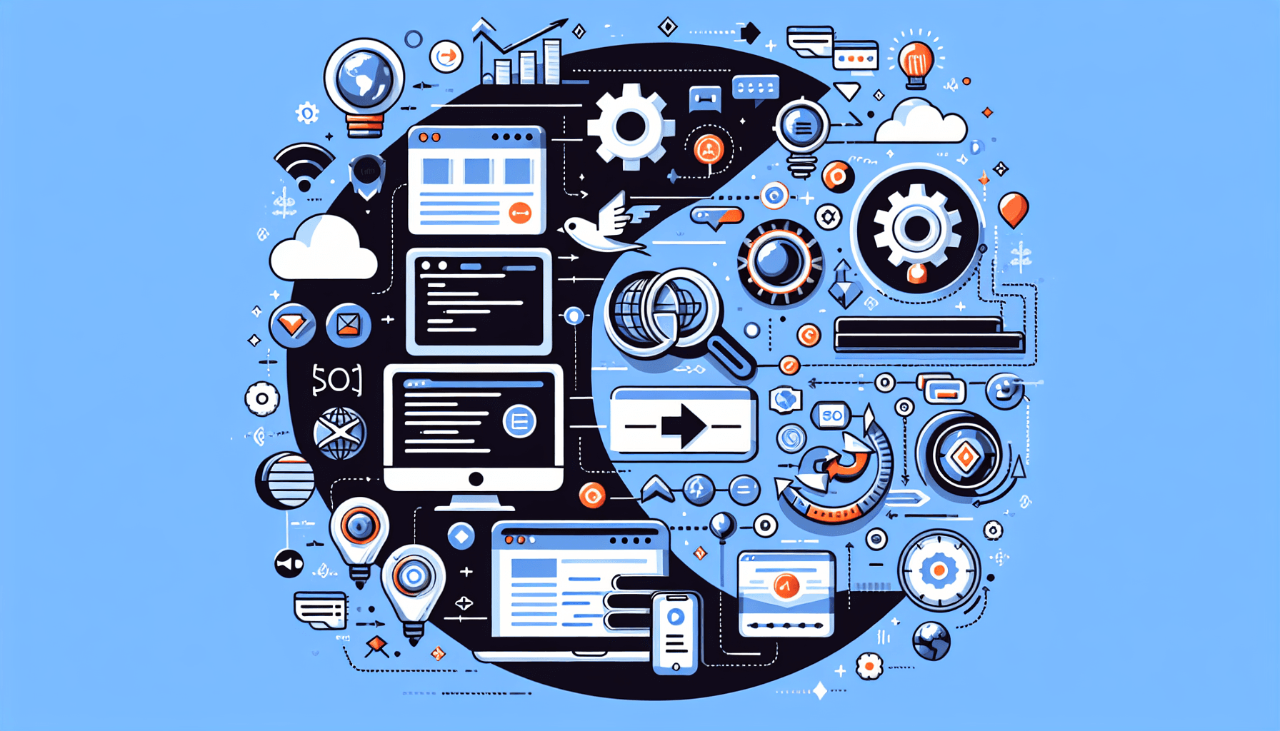 Featured image for article: Lessen uit Migraties: SEO Fouten in JavaScript Frameworks