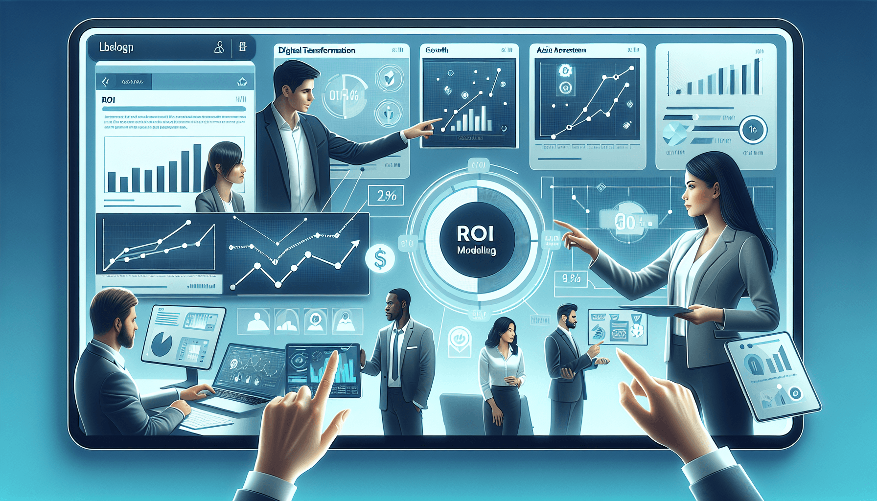 Featured image for article: De Werkelijke Waarde van Digitale Transformatie Ontsluiten: Inzichten in ROI-Modellering